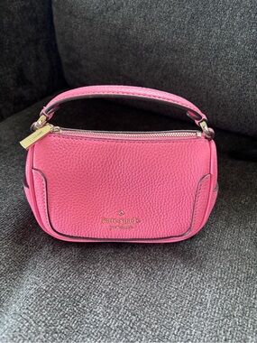 Kate Spade Smoosh Pebble Leather Top-Handle Mini Bag